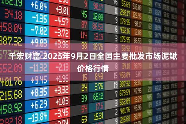 千宏财富 2025年9月2日全国主要批发市场泥鳅价格行情